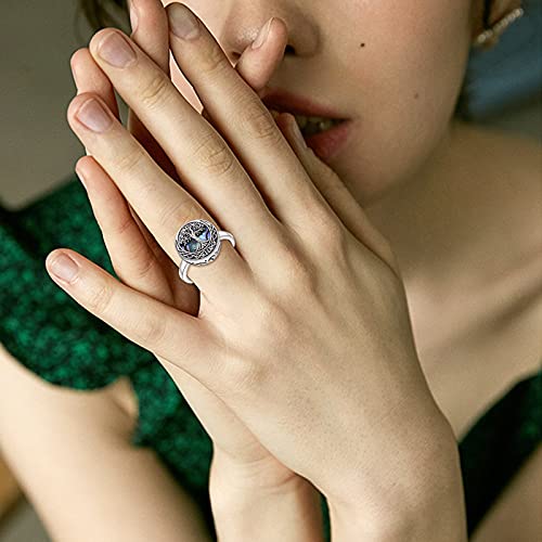 Tree of Life Urn Ring for Ashes 925 Sterling Silver Celtic Knot Family Tree Memorial Keepsake Jewelry Always in My Heart Cremation Ring for Women Men 10