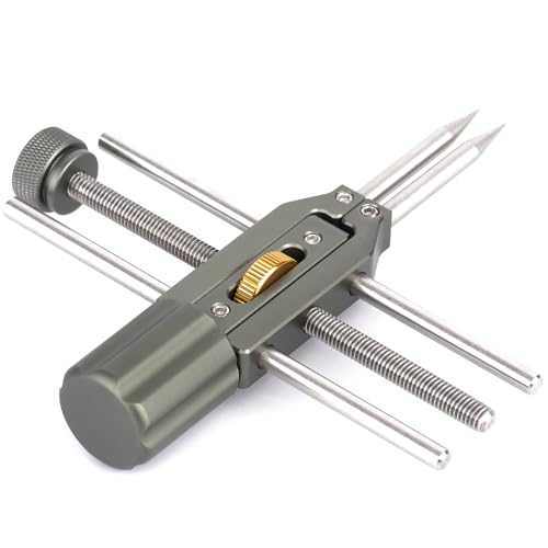 Universal Camera Lens Repair Tool Kit, Adjustable Spanner Wrench Filter Ring Removal Tool with Pointed & Flat Screwdriver Tips Stainless Steel
