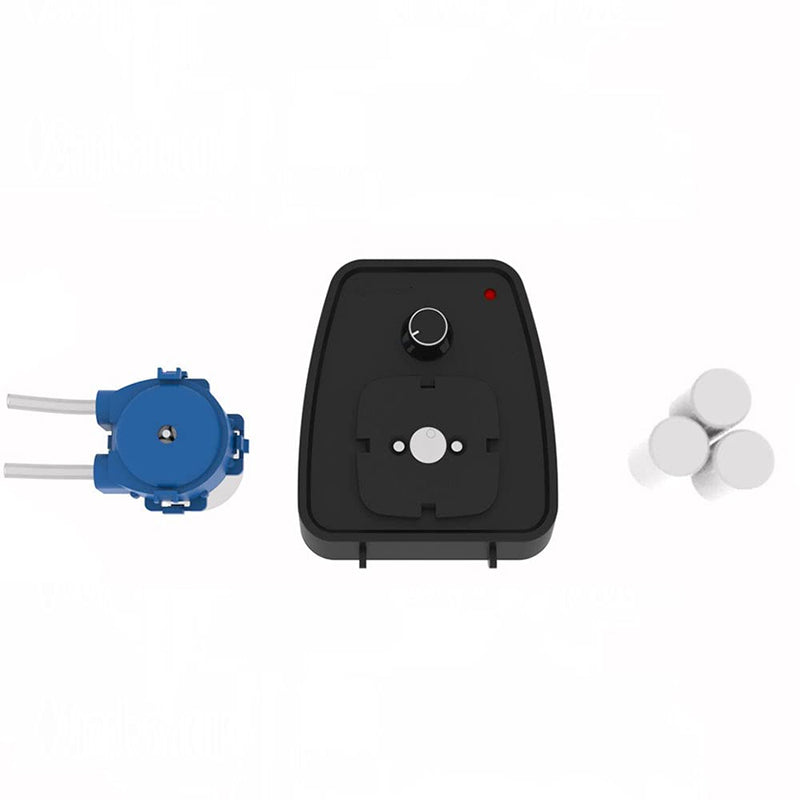 Kamoer KCP-X Mini Peristaltic Pump 24V with Control Low Flow Rate 19-65ml/min Adjustable Speed Liquid Dosing Pump for Aquarium Lab with Power Adapter Silicone Tube