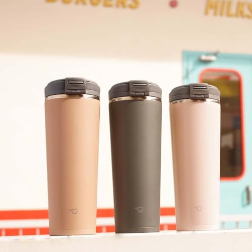 Zojirushi SX-KA40HM Stainless Carry Tumbler, 14 Ounce, Forest Gray 13.5 Ounces