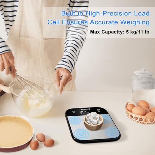 UNIWEIGH Food Scales for Kitchen Grams and Ounces 11lb
