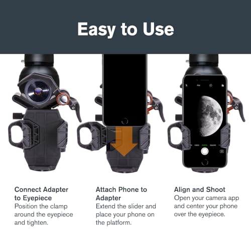 Celestron NexYZ DX Smartphone Adapter for Telescope with Bluetooth Remote