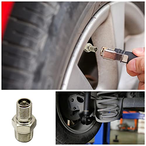 3 Pcs Wheel AIR Compressors Bicycle Car Valve Adapter Kit Sets Bicycle Pump Adapter Accessories for Air Compressor Floor Pump