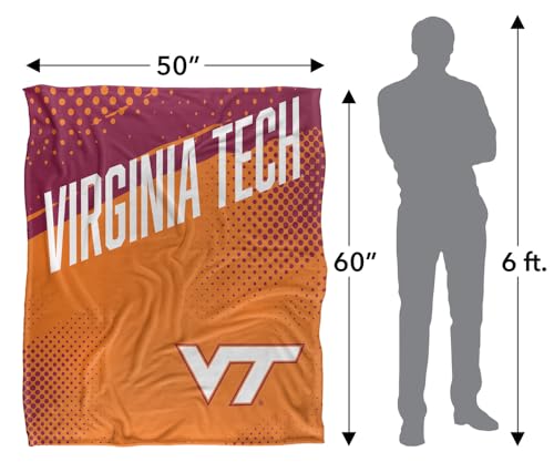 LOGOVISION Virginia Tech Fan Zone Silky Touch Super Soft Throw Blanket 50"x60" 50" x 60"