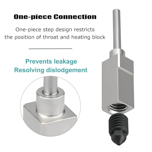 Replacement for Bambu Lab X1c Carbon Hotend Assembly with Removable Hardened Steel 0.4mm Nozzle Hotend for Bambu Lab X1 Series 3D printers