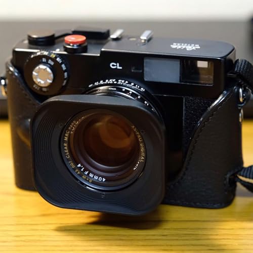 Haoge LH-ZV02 Square Metal Lens Hood for Carl Zeiss Biogon T* 2/35 35mm f2 ZM, C Biogon T* 2.8/35 35mm f2.8 ZM, Planar T* 2/50 50mm f2 ZM; Voigtlander NOKTON CLASSIC 35mm f1.4 VM, 40mm f1.4 VM as LH-6 [Square - Black]