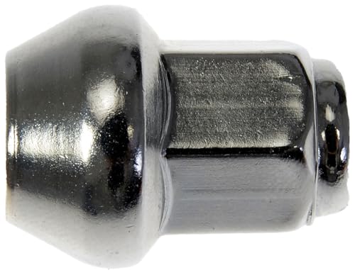 Dorman 611-344 M12-1.50 flat top lug nuts, 17 mm hex, 32 mm length, 10-pack