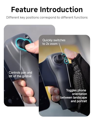 MOVMAX Wireless Remote Controller for DJI Osmo Pocket 4/3/2 for Pocket 4/3/2