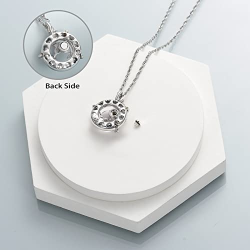 shajwo Hummingbird Urn Necklaces for Ashes Blue
