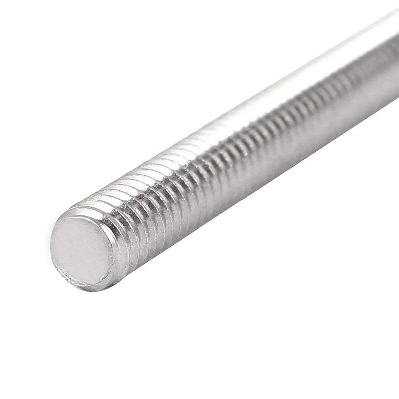 Beduan Stainless Steel 1/4"-28 Thread Fully Threaded Rod 12" Length Long Threaded Screw 1/4"-28 (1/4" Thread OD) Pack of 1