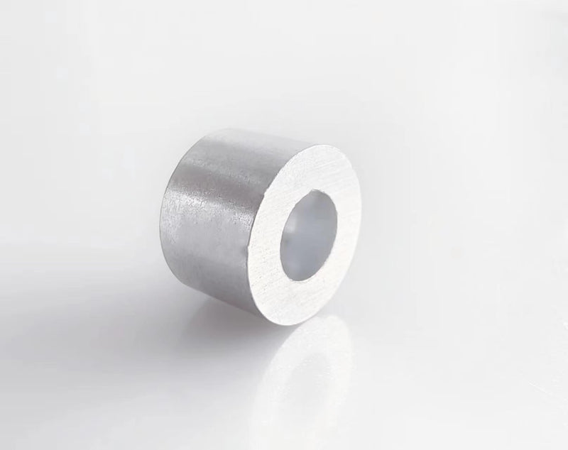 [Australia - AusPower] - Aluminum Spacer 3/4" OD x 3/8" ID x Select Your Length, Round Spacer Unthreaded Standoff Bushing Plain Finish, Fits Screws Bolts 3/8" or M10 (1/2" Length, 25 PCS) 25pcs,True Color (Silver) 