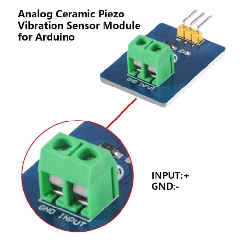 5pcs Analog Ceramic Piezo Vibration Sensor Module 3.3V/5V for Arduino DIY Kit