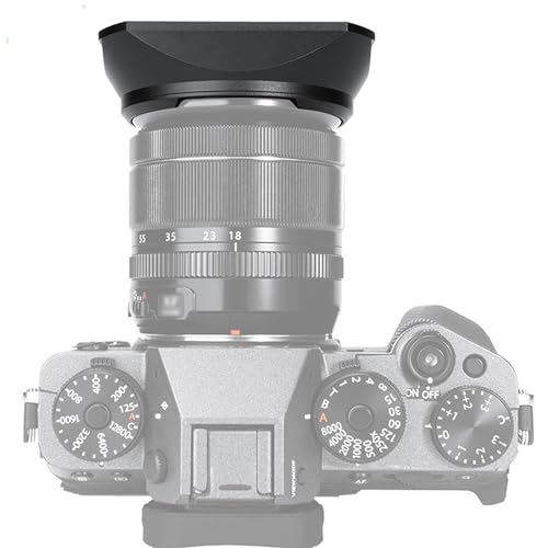 XF 14mm Hood, XF 18-55mm Hood, JJC Metal Square Lens Hood, Aluminum Alloy, Fuji XF 14mm F2.8 Hood, XF 18-55mm F2.8-4 Lens Shade, Compatible with Fujifilm XF 14mm F2.8 R & XF 18-55mm F2.8-4 R LM OIS