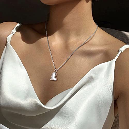 VNOX Heart Urn Necklace for Ashes - Memorial Cremation Jewelry for Ashes,Forever in My Heart Urn Locket for Ashes Stainless Steel Urns Pendant Keepsake Jewelry A.Pack of 5-Plain
