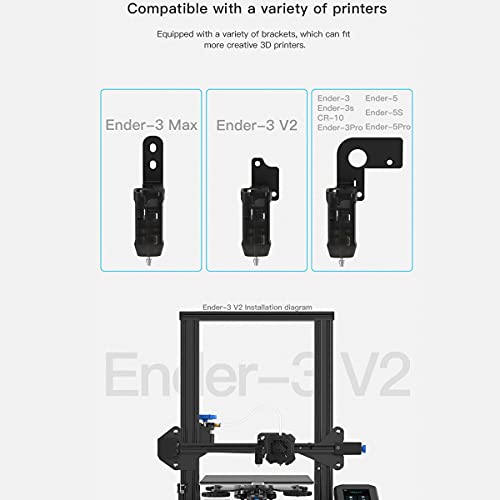 Creality CR Touch Auto Leveling Kit, 3D Printer Platform Auto Leveling Sensor Kit for Ender 3/Ender 3 Pro/Ender 3 V2/Ender 3 Max/Ender 5/and CR 10 Series with 32 Bit V4.2.2/V4.2.7 Mainboard