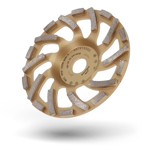 PRODIAMANT Diamond Cup Wheel 150 mm x 22.2 mm Turbo ST81 Diamond Grinding Wheel Concrete Natural Stone Professional Quality 150 / 22,23mm