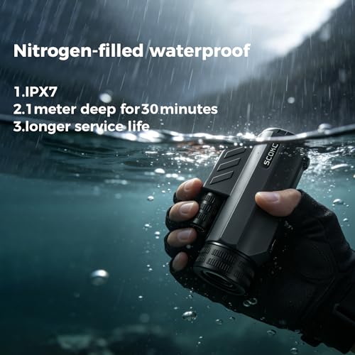 12x32 Monocular Telescope,Compact Waterproof Fogproof for Bird Watching 12x32 dark grey