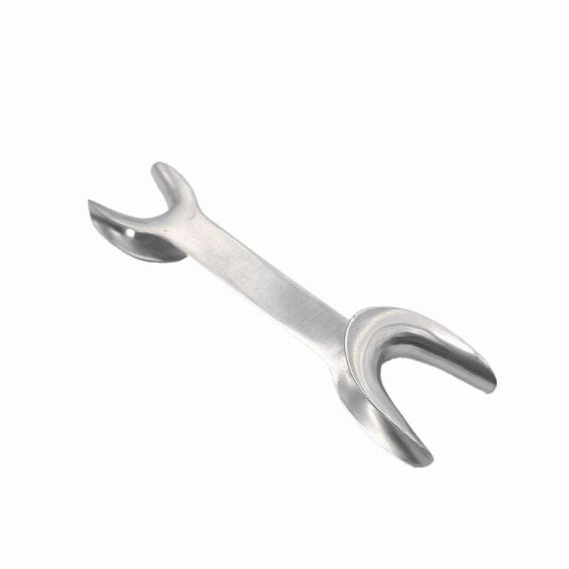 [Australia - AusPower] - Stainless Steel Double-Ended Dental Cheek Retractor - Durable, Autoclavable, Non-Corrosive Oral Mouth Opener for Professional Dental Use 1 PC (Large) 