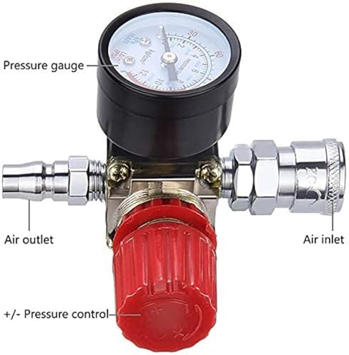 140PSI Air Compressor Pressure Switch Control Valve Manifold Regulator Gauge 1/4 Set