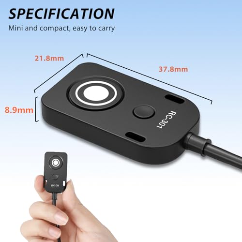 for Sigma FP/FPL Camera Release Cable Shutter Cable Remote Control Small Button to Connect the Cable Camera Device Accessories RC301-CR41 Video Recording Accessories(RC301-CR41 4.9ft) RC301-CR41 4.9ft