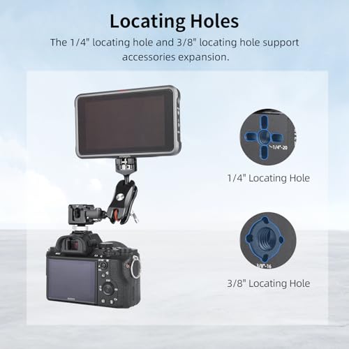 Nitze Triple Cold Shoe Adapter, Quick Release Cold Shoe Mount - N45-A1