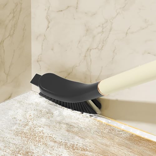 Versatile Cleaning Brush Hard Bristles Corners Cleaning Brush - 1 Piece, Colour Combination Yellow and Black, Joint Brush Bathroom, Can Be Used for Cleaning Tight Crevices Dead Ends