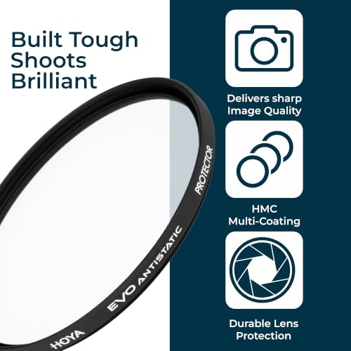 Hoya EVO Antistatic 55mm UV Lens Filter - 16-Layer SMC Coating 55 mm