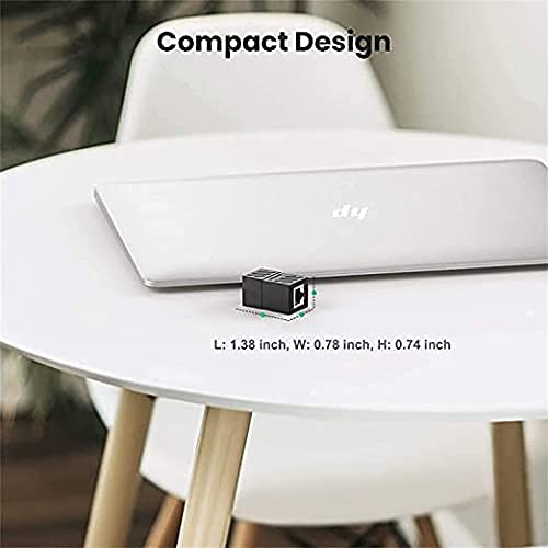 [Australia - AusPower] - Phone Jack to Ethernet Cable Adapter, RJ45 8P8C Female to RJ11 6P4C Male for Landline Telephone Service (2 Pack) 