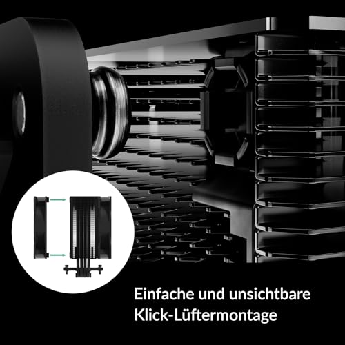 ARCTIC Freezer 36 A-RGB (Black) - Single-Tower CPU Cooler for Intel & AMD | Push-Pull, two pressure-optimised 120 mm P-fans, 200-2000 rpm, hydrodynamic plain bearing, incl. MX-6 thermal compound black