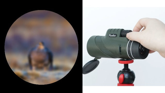 40X60 Monocular Telescope with Smartphone Holder& Tripod, High Power Nitrogen-Filled Monocular for Adults with BAK4 Prism & FMC Lens, HD Monocular Scope for Birdwatching Hiking Concert Travelling Dark Green