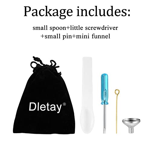 Mini Funnel Set for Cremation Jewelry Filling Kit for Urn Necklace Keepsake Small Funnel Filling Ashes