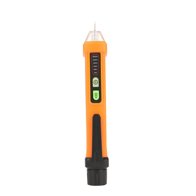 [Australia - AusPower] - Non Voltage Tester,Electrical Tester Pen AC 12-1000V Voltage Detector Pen with LED Indicator and Flashlight 