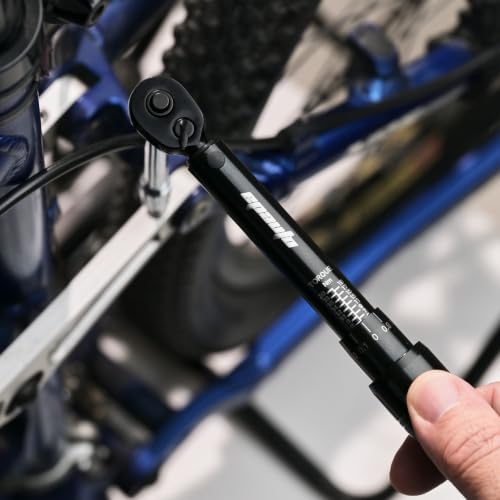 EPAuto hex and Torx bit socket extension bar bicycle maintenance kit, black satin 1/4-inch drive tools