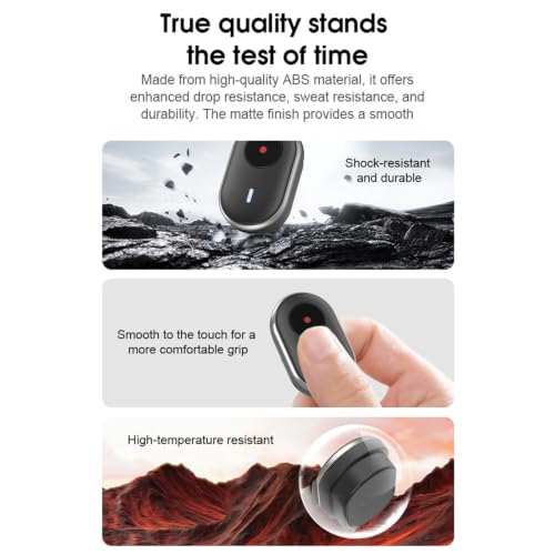 Universal Bluetooth Remote Controller for DJI Osmo 360 /Action 6 for Insta360 X5/ ACE PRO 2/GO Ultra for GoPro Hero 13/Max 2 Camera Smartphone Waterproof Mini Wireless Smart Remote Control
