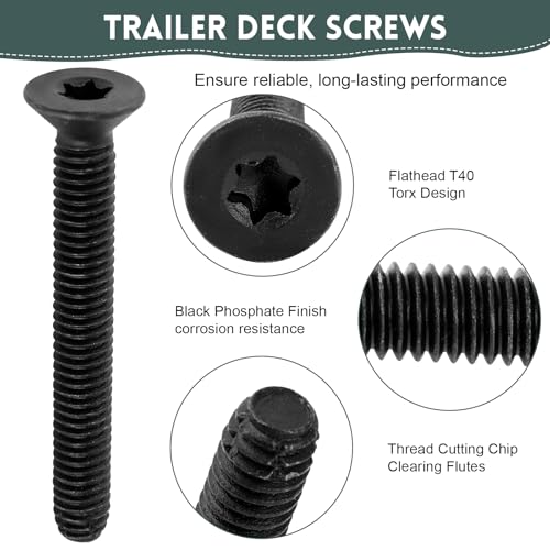 Trailer Deck Screws, 5/16-18 x 2-1/2" for Trailer Flooring & Metal