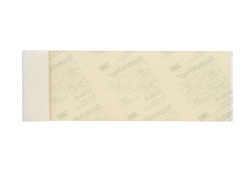 3M Tape Sheets 3750P, Clear, 2 in. x 6 in., 2 pads 2” x 6”