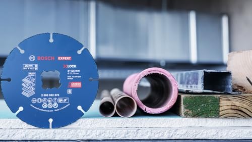 Bosch Professional Expert Carbide Multi Wheel X-Lock Cutting Discs (for Hardwood, Diameter 125 mm, Accessories Small Angle Grinder) 1 pcs