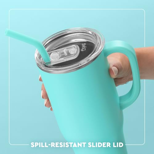 Swig Life 40oz Insulated Mega Mug with Handle & Straw, All American 40 Ounces