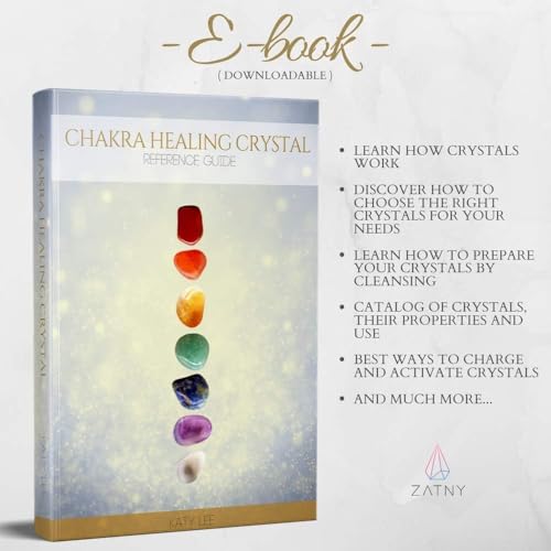 Crystals and Healing Stones Premium Kit Wooden Gift Box, Chakra Pyramid Chakra Pyramid Collection