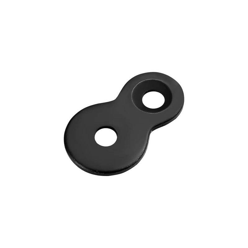[Australia - AusPower] - Figure 8 Fastener, Heavy Duty Table Top Fasteners, Desktop Clips Tabletop Connector Bracket (Black) (20) (20) 20 