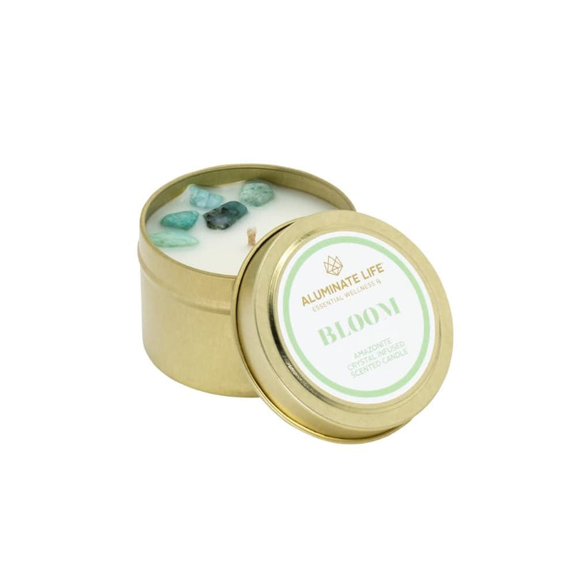 Luxury Candle Tin, 4 OZ, Bloom, Made in USA