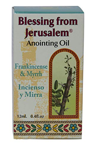 Anointing Oil 12ml. - Blessing from Jerusalem (Frankincense and Myrrh) Frankincense and Myrrh