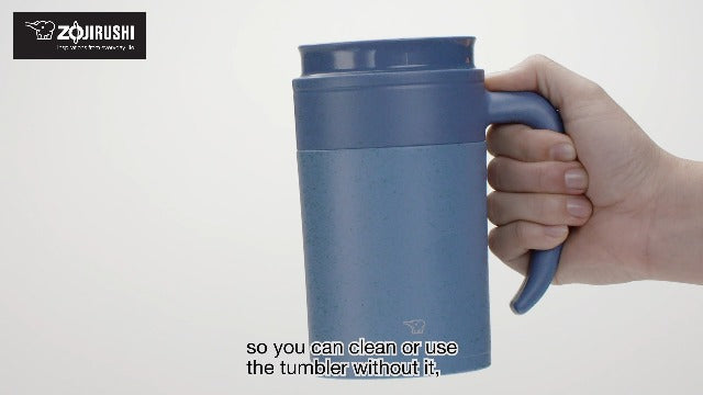 Zojirushi SE-KAE48TA Stainless Tea Tumbler with Handle, 16-Ounce, Brown 16.0 Ounces