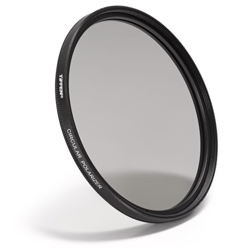Tiffen 43mm CPL Circular Polarizing Filter Reduce Glare & Reflections