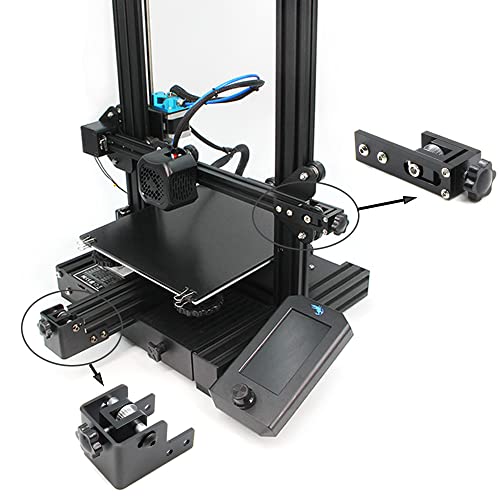 3D Printer Belt Tensioner Upgrade 2020 Profile X-axis + 4040 Y-axis Synchronous Belt Tensioner for Ender 3 Pro/ Ender3 V2/ CR-20 Pro (2020 X-axis+4040 Y-axis) 2020 X-axis+4040 Y-axis