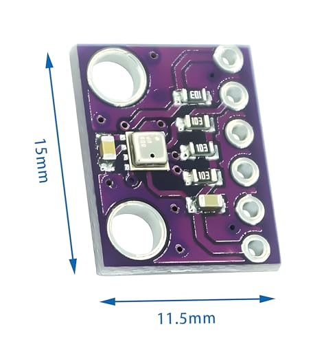 2pcs GY-BME280-3.3 High-Precision 3-in-1 Environmental Sensor Module - Temperature, Humidity & Atmospheric Pressure with I2C/SPI for Arduino