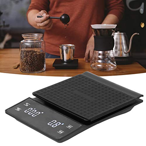 Coffee Scale coffee scale Koffieweegschaal Met Timer, Acaia Kaffeewaage, Digital Coffee Scale with Timer Function Electronic High Precise LED Display Food Scale Przemysł i nauka