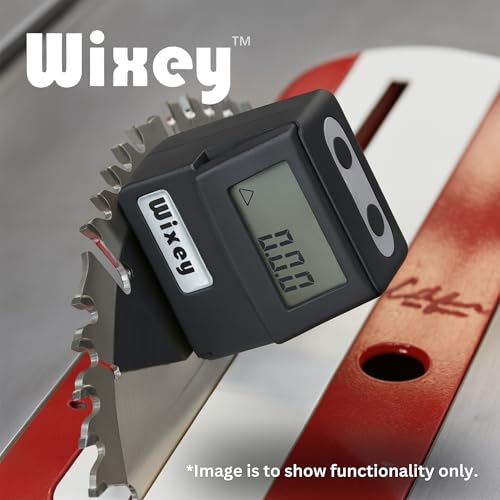 Wixey digital angle gauge level with flip-out display and magnetic base