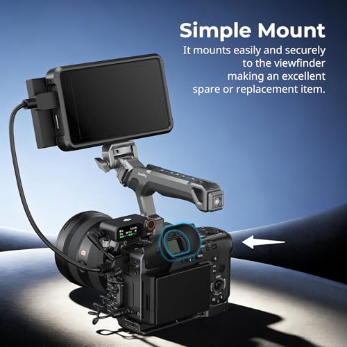 SMALLRIG Viewfinder Eyecup for Sony FX2, Soft Silicone Eye Cup Replacement, Anti-Glare Protection - 5975