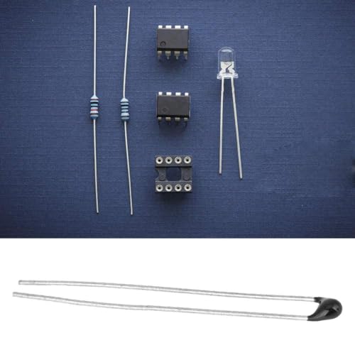 zalati NTC Thermistor Resistors 40 Pieces MF5A-3 Temperature Sensors for Thermal Protection Circuits in Electrical Appliances - 20pcs 10K and 50K Ohm